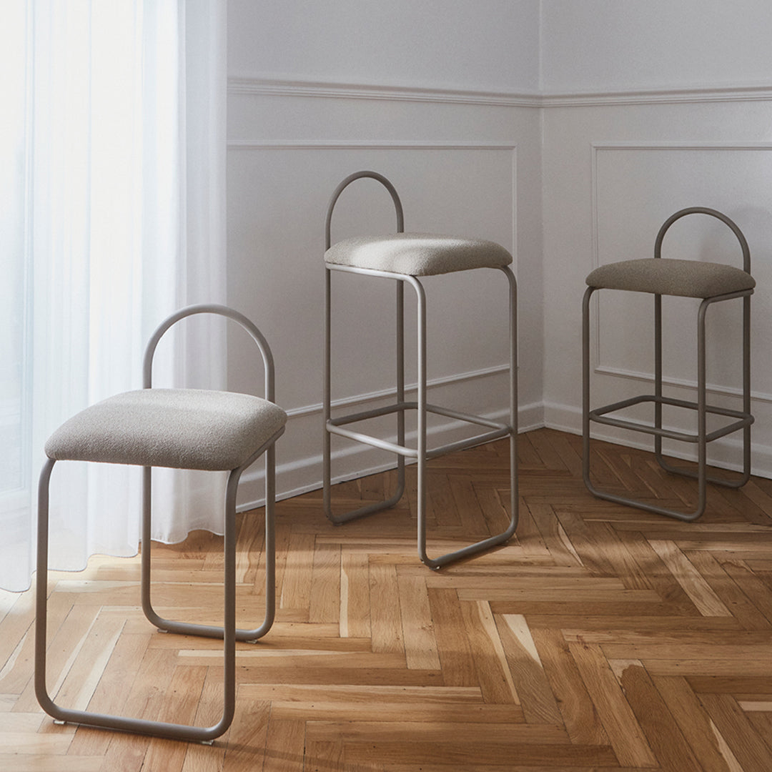 AYTM Angui Chair - Modern Ergonomic Lounge Chair for Living Room, Office & Reading - Comfortable Mid-Century Design with Wooden Legs