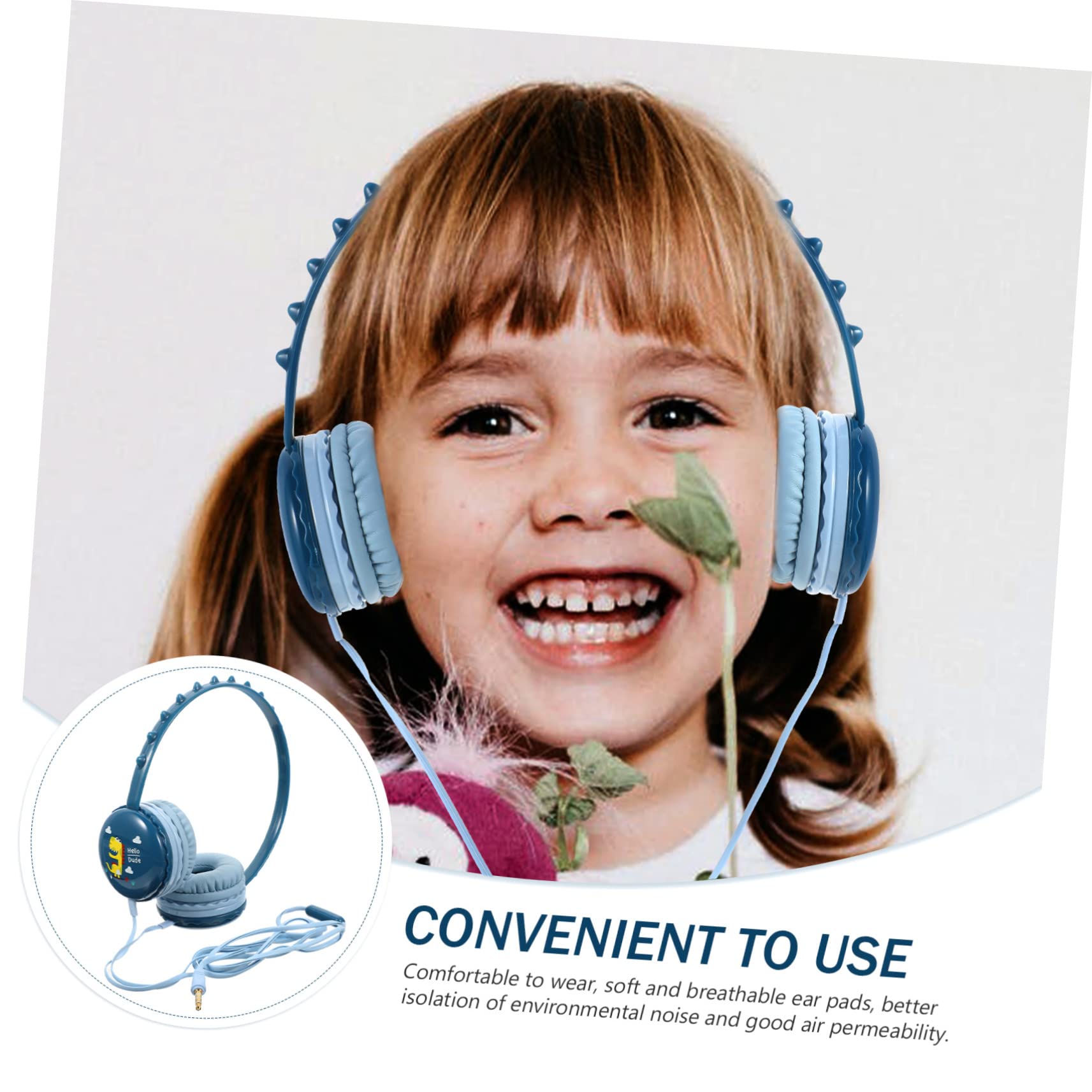 Mikikit 4 Pack Wired Over-Ear Headphones with Microphone - Gaming Headset for Women, Kids & Toddlers - Lightweight Comfort for School, Work, Travel & Online Classes (Dropshipping Available)