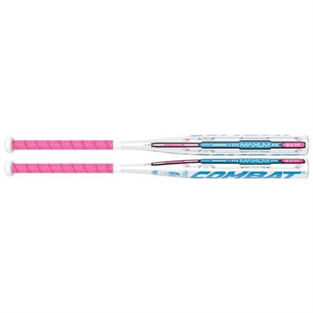 MAXFP212 Fastpitch Softball Bat - Single Wall Composite - White - Perfect for Competitive Games & Training Sessions