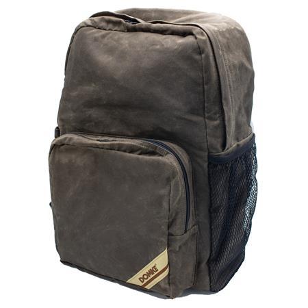 Domke Ruggedwear Everyday Camera Backpack for Photographers - Durable Brown DSLR Bag with Padded Compartments - Perfect for Travel, Hiking & Outdoor Photography