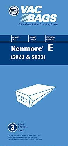 Kenmore Style E 5023 5033 Vacuum Cleaner Bags - 75 Pack | Made in USA | Compatible with Kenmore Vacuums | Ideal for Home Cleaning & Maintenance