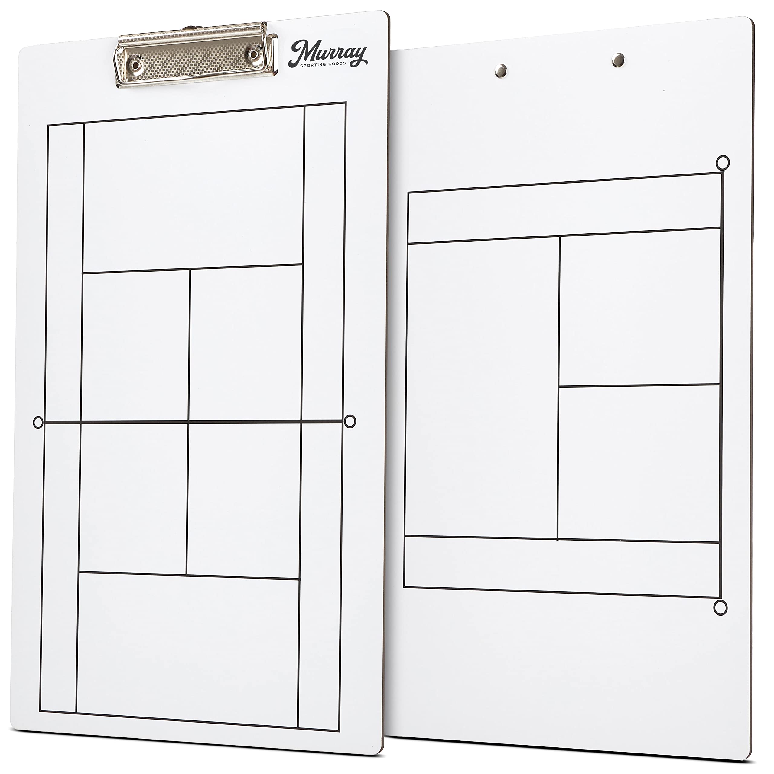 Murray Dry Erase Coaches Clipboard - Double-Sided Whiteboard for Football, Basketball & Sports Coaching | Portable Playbook Clipboard for Practice, Games & Team Strategy Sessions