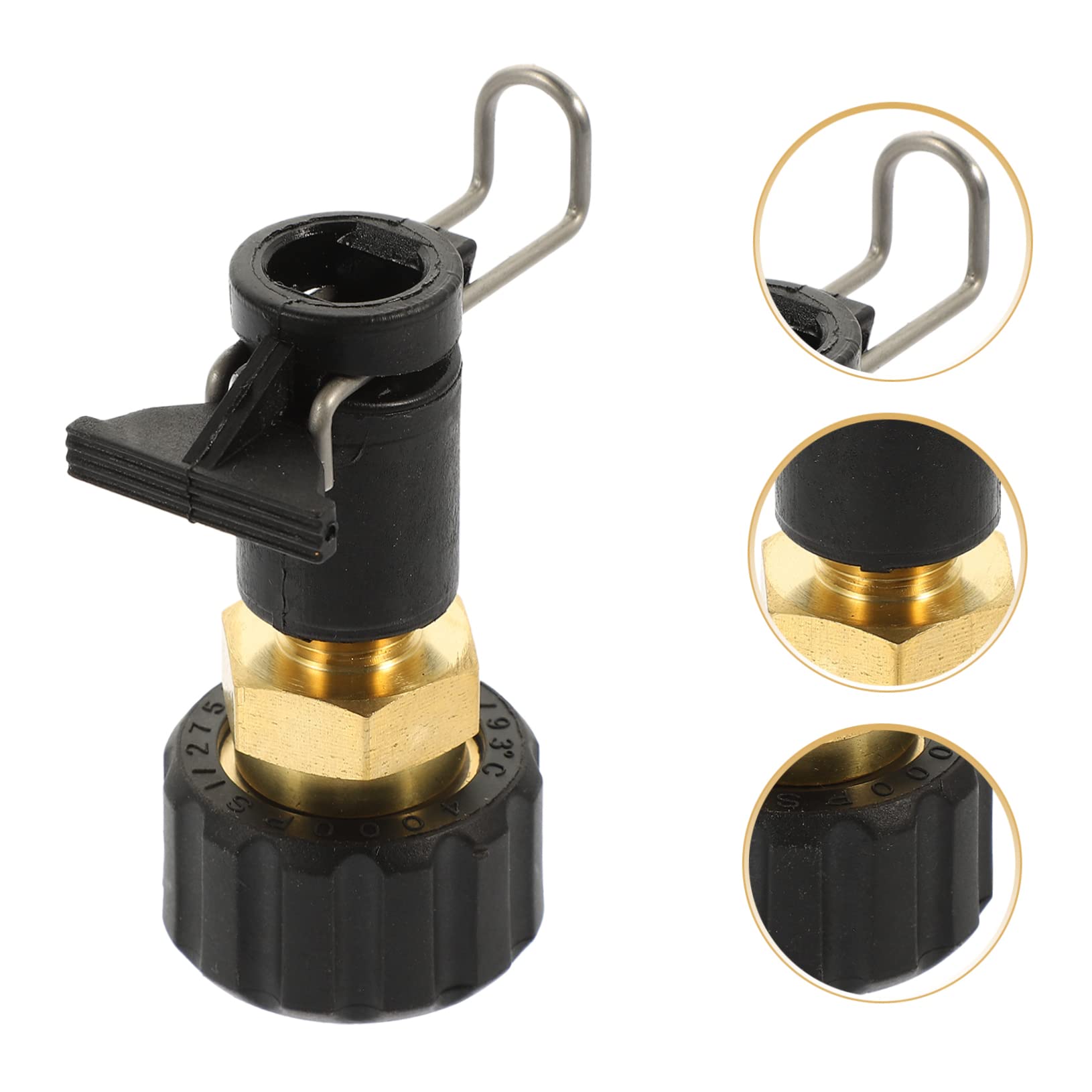 SUPVOX High Pressure Washer Quick Connect Adapter with Spray Nozzle - Universal Fit for Car Wash, Garden Watering, Floor Cleaning & Home Outdoor Use