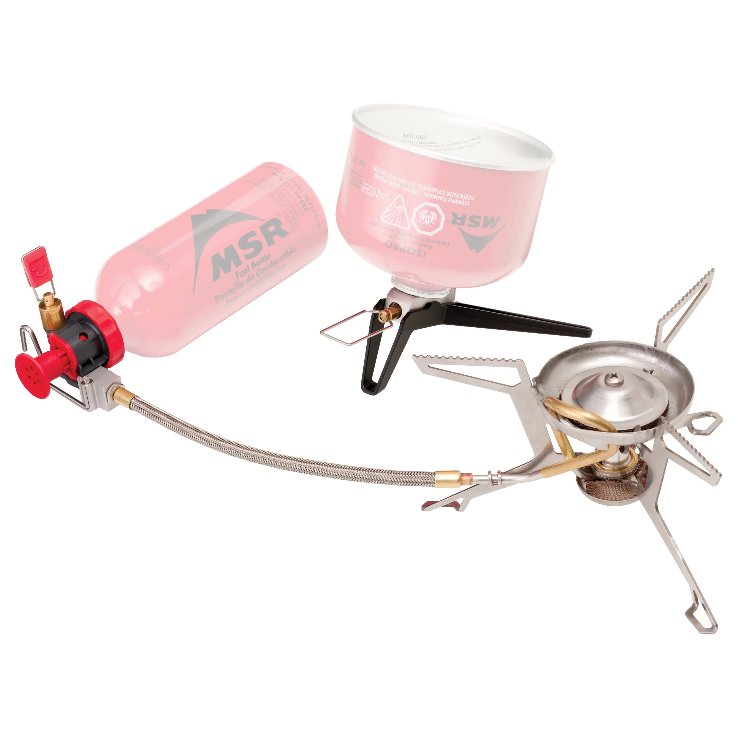 MSR WhisperLite Universal Backpacking Stove - Lightweight Camping Stove for Hiking, Backpacking & Outdoor Adventures - Compatible with Multiple Fuel Types