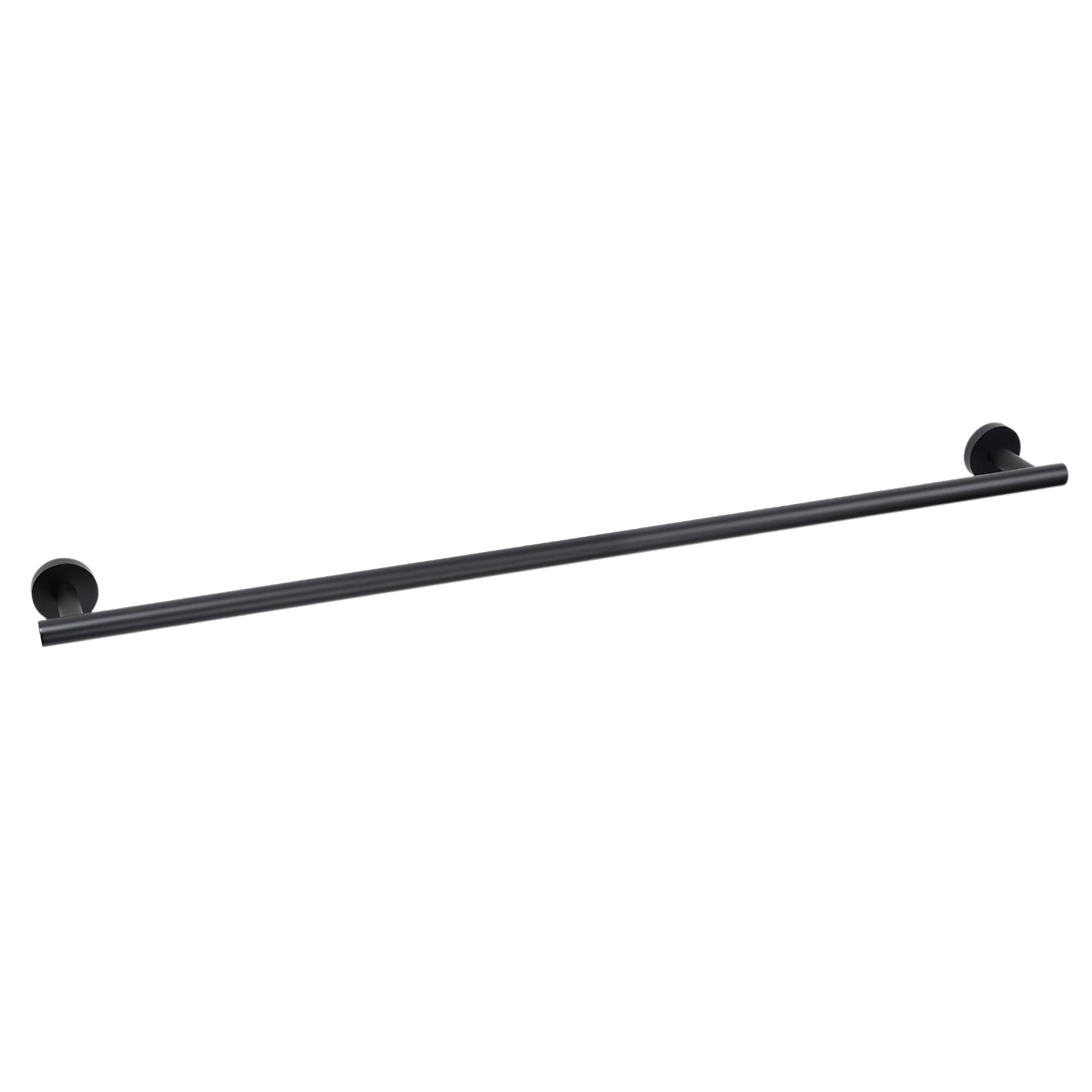 HITSLAM 31.6 Inch Matte Black Towel Bar - SUS304 Stainless Steel Bathroom Towel Rack - Wall Mounted Bath Towel Holder with Hardware - Modern Home Decor for Bathroom, Kitchen & Laundry Room Organization