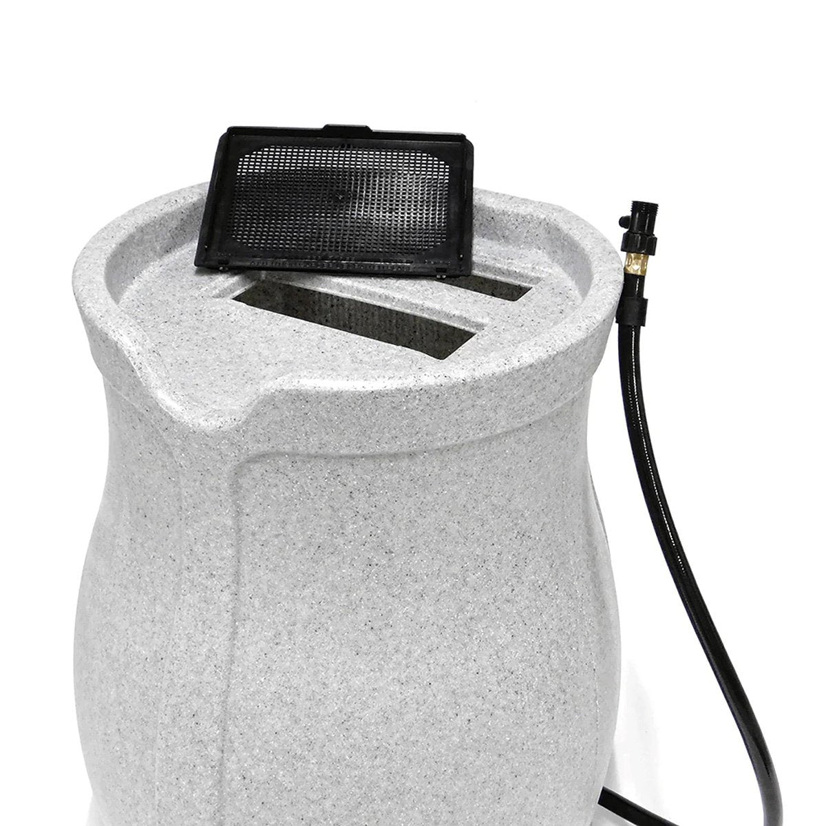 FCMP Outdoor Catalina 45 Gallon Rain Barrel - Durable Water Storage for Garden, Lawn & Eco-Friendly Irrigation | Perfect for Collecting Rainwater & Reducing Water Bills