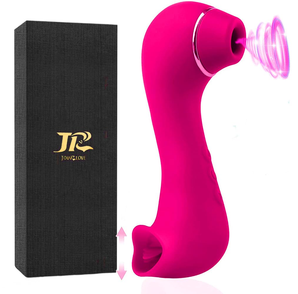Premium Clitoral Stimulator for Women - 10 Vibration Modes, Suction & Licking G-Spot Vibrator | Rechargeable Adult Toy for Solo Play & Couples Intimacy | Perfect for Sensual Massage & Enhanced Pleasure