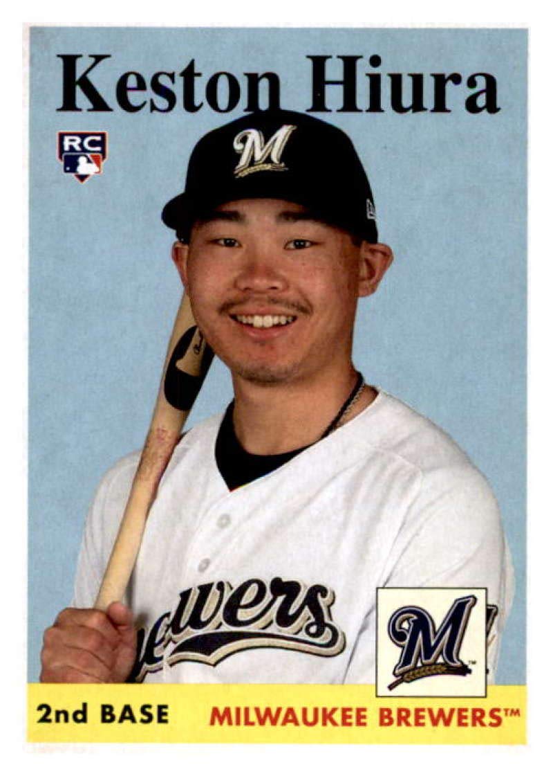 2019 Topps Archives #53 Keston Hiura Milwaukee Brewers Rookie Baseball Card - Collectible Sports Memorabilia for Fans & Trading Card Enthusiasts - Perfect for Display, Trading, or Investment