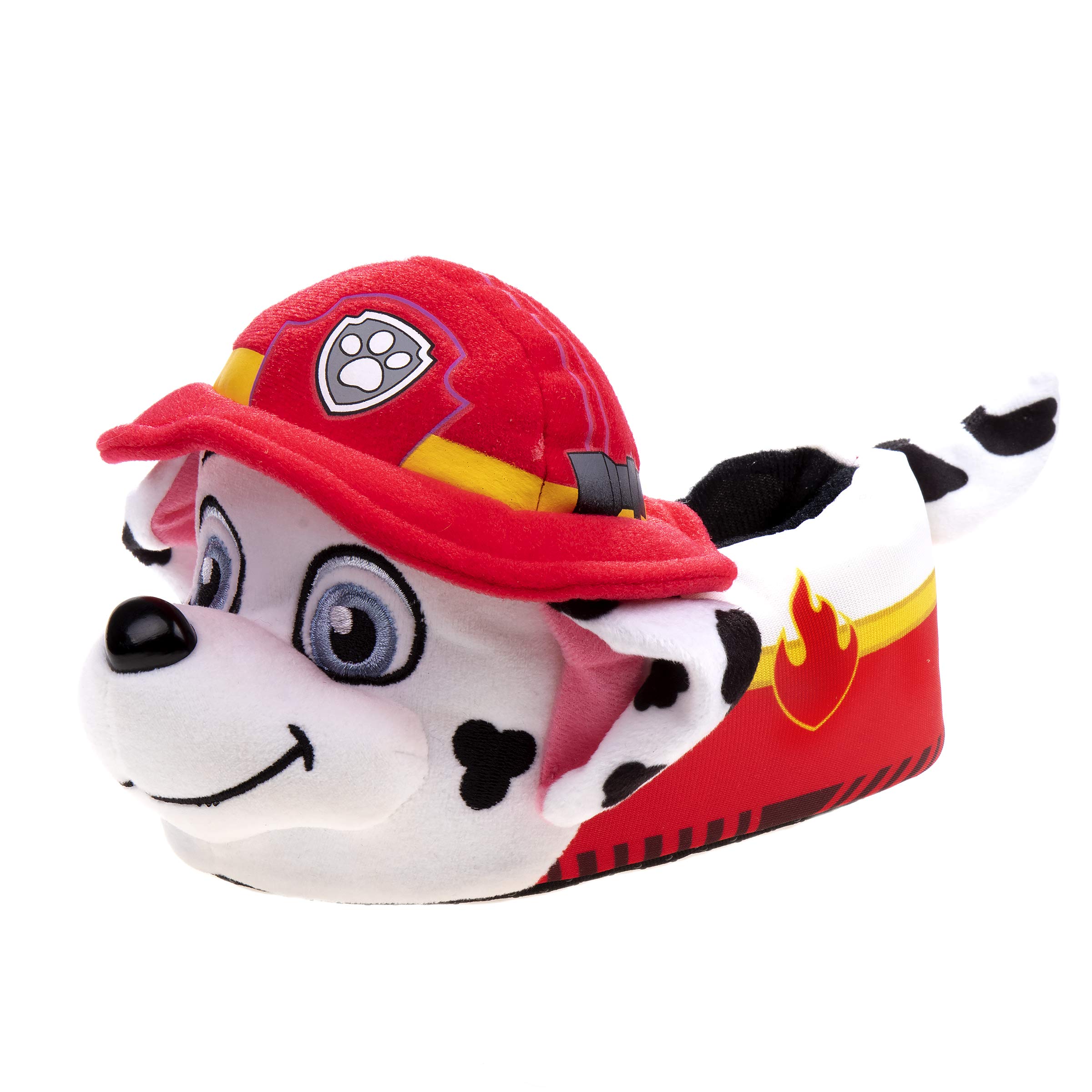Paw Patrol Boys' Plush Fuzzy Slippers - Chase & Marshall Character Slippers for Toddlers & Kids | Comfortable House Shoes for Indoor Play & Relaxation