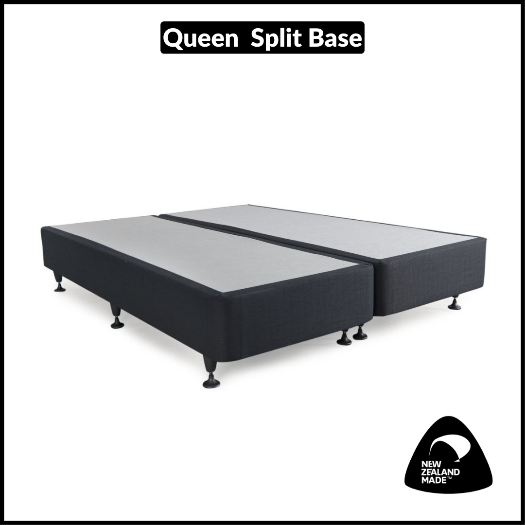 Lucid Euro Top Mattress and Bed Base - Queen Size, Medium Firm, Cooling Gel Memory Foam for Back Pain Relief - Perfect for Master Bedroom, Guest Room, or Apartment Sleeping