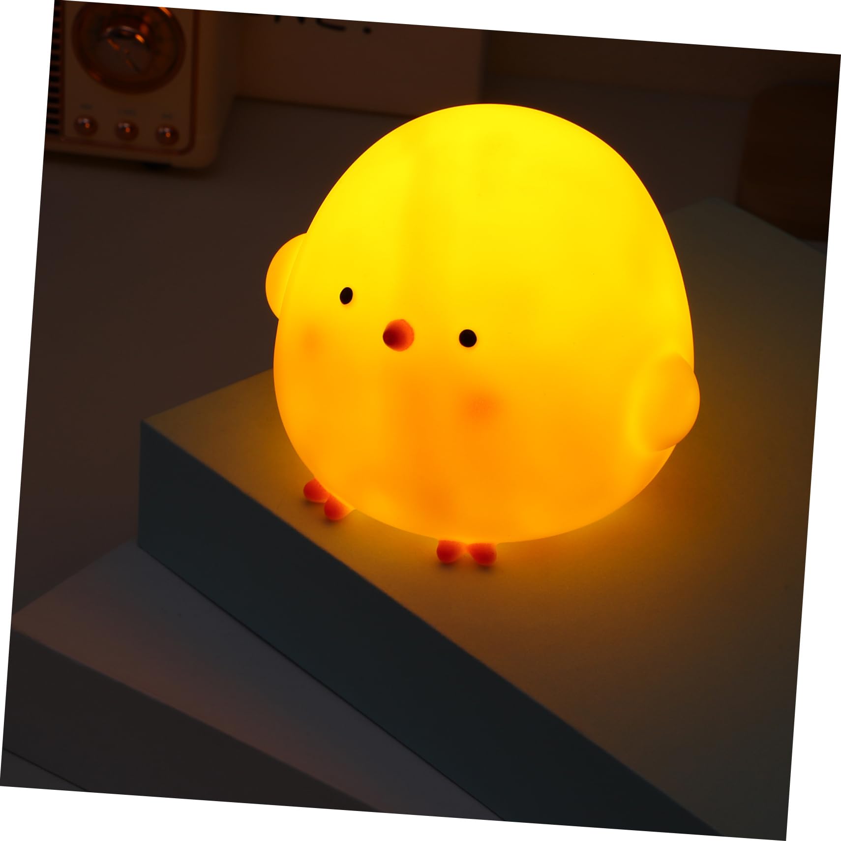 BESPORTBLE Cute Chicken Night Light - Easter Decor, Soft LED Nursery Lamp for Kids Bedroom, Boys & Girls Room Nightlight - Perfect for Bedtime, Easter Decorations & Children's Room Ambiance