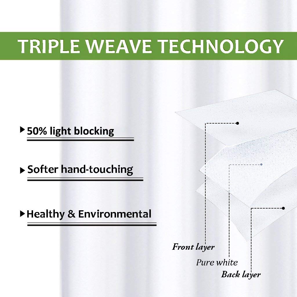 Premium Double Pinch Pleat Blackout Curtains for 2-Story Windows - Extra Long 150