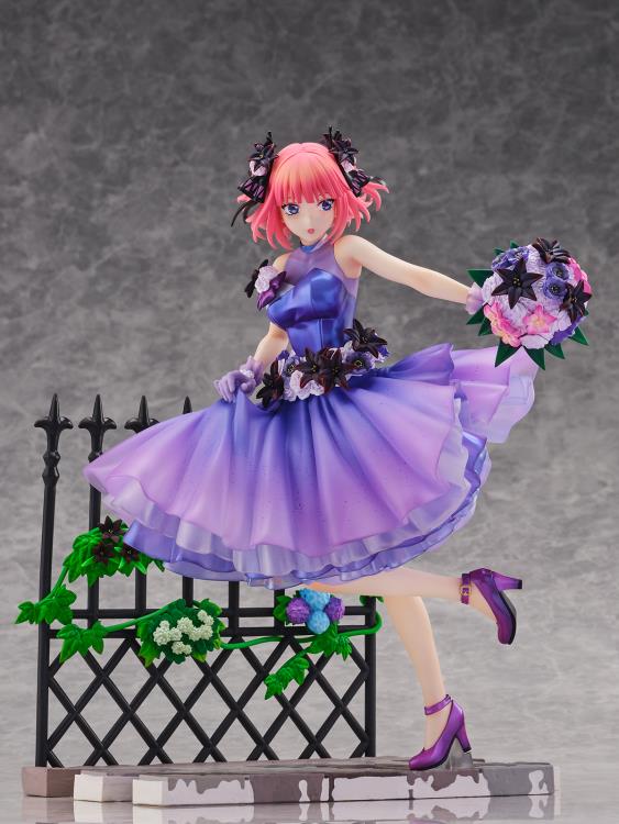 EStream Shibuya Scramble 1/7 Scale Figure - The Quintessential Quintuplets Movie Nino Nakano (Floral Dress Ver.) Anime Collectible Statue - Perfect for Display, Anime Collections & The Quintessential Quintuplets Fans