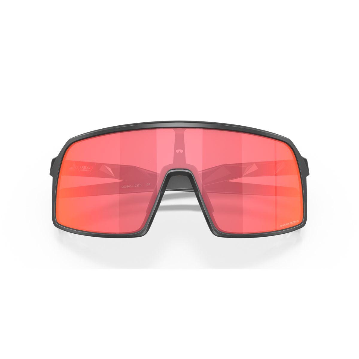 Oakley Sutro S Sunglasses Matte Black with Prizm Trail Torch Lenses - 0OO9462 946203 - Perfect for Cycling, Running & Outdoor Sports