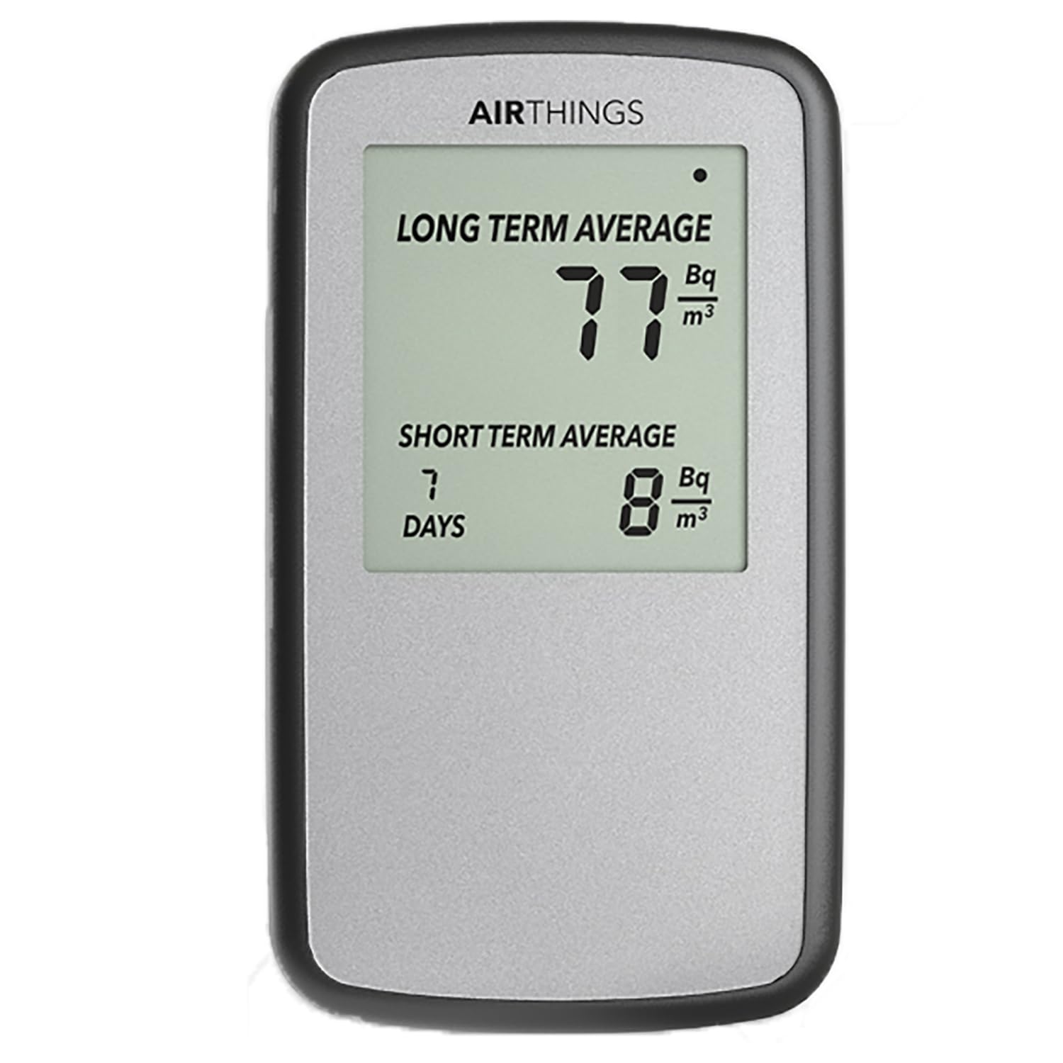 Airthings Corentium Home Digital Radon Detector 223 Portable - Lightweight & Easy-to-Use Radon Gas Monitor with LCD Display (USA Version) - Ideal for Home, Office & Basement Safety Testing