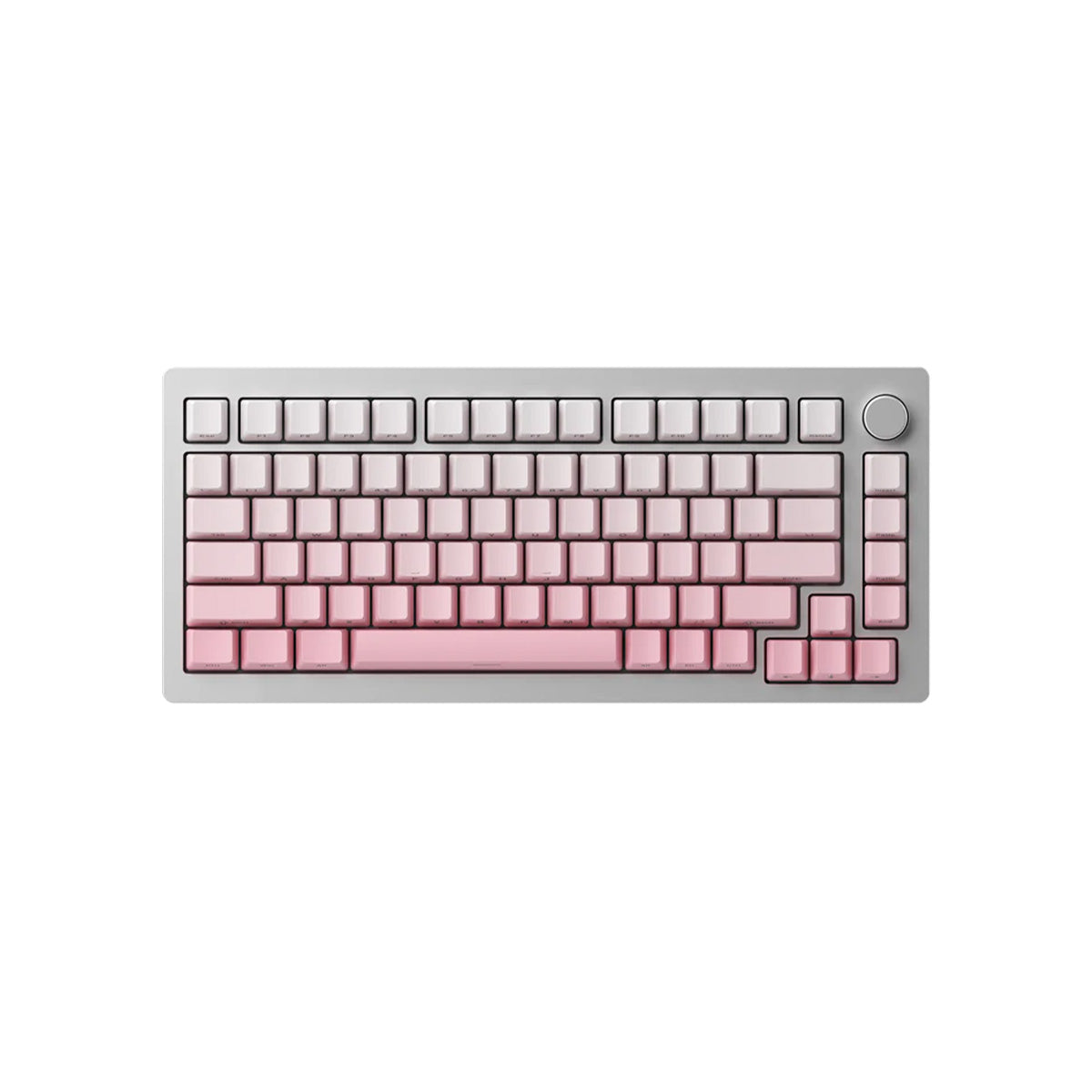 Akko Monsgeek M1 HE 75% RGB Mechanical Keyboard - Cream Yellow Magnetic Switches, Silver Frame | Compact Gaming & Office Keyboard for Typing Enthusiasts & Programmers