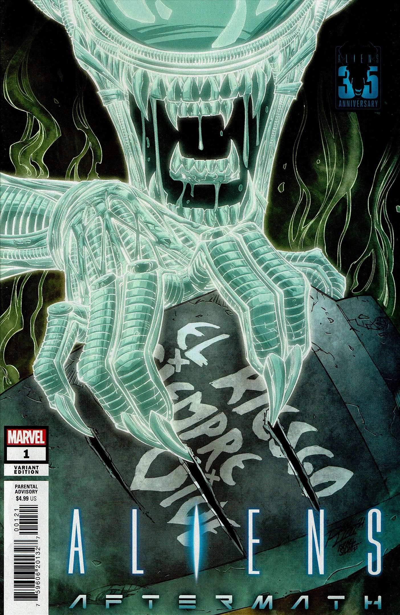 Marvel Aliens: Aftermath #1A Comic Book - VF/NM Condition - Collectible Sci-Fi Horror Series for Fans & Collectors