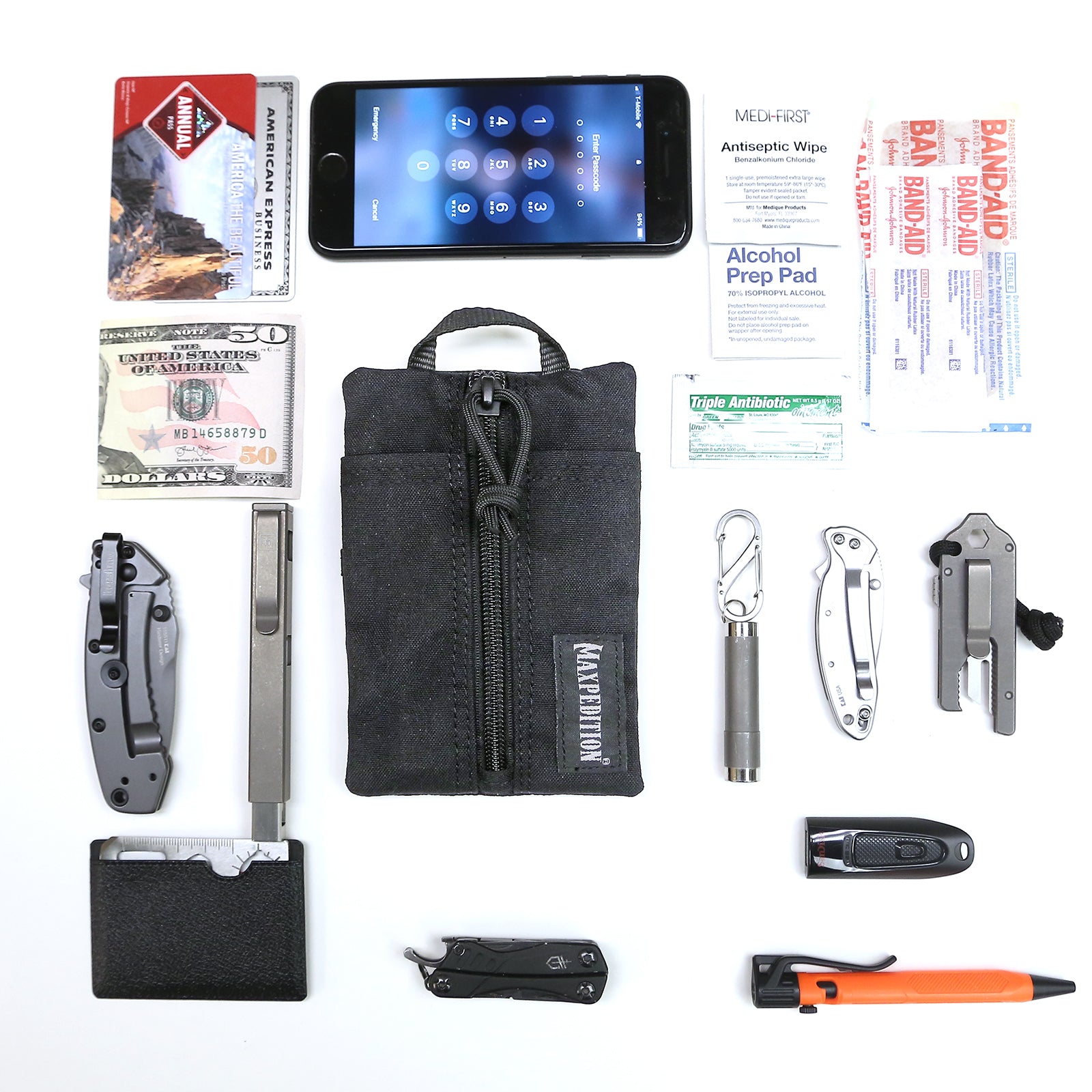 Platy Pocket Organizer 4 x 6 - Compact Wallet for Credit Cards, Cash & IDs | Perfect for Travel, Business & Everyday Use