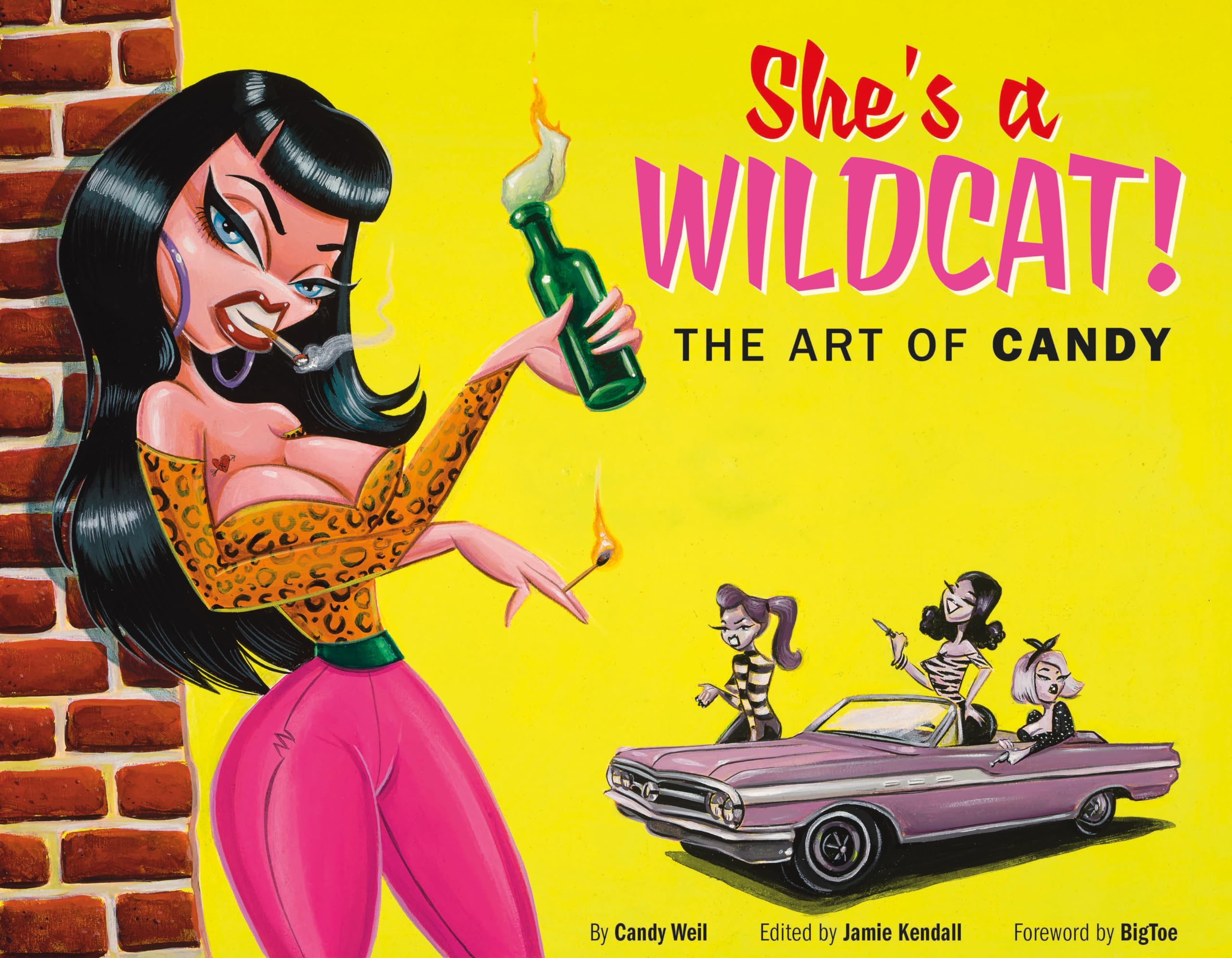 Wildcat Art Print: Vibrant Candy-Inspired Wall Decor for Home, Office & Gifts | Unique Pop Art Poster for Living Room & Bedroom