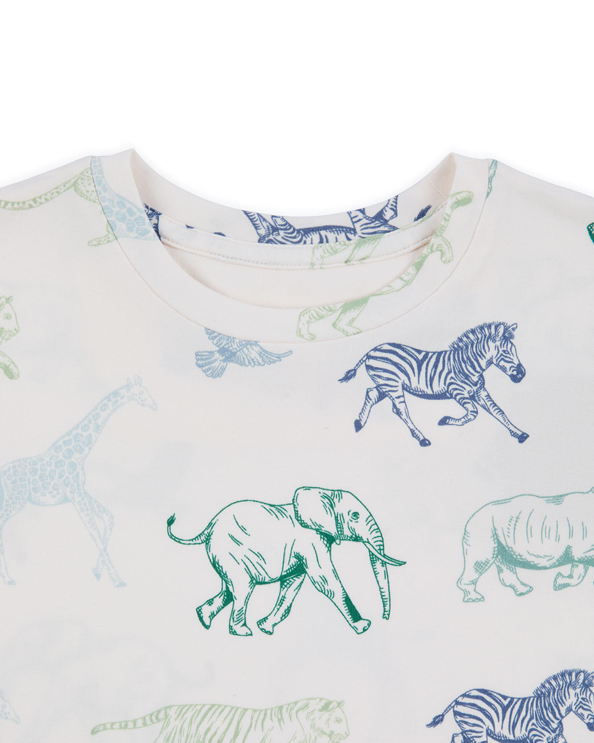 Kids Animal Print Racing Pajama Set - Soft & Comfortable Short Sleeve Sleepwear for Boys & Girls - Perfect for Bedtime, Lounging & Playtime