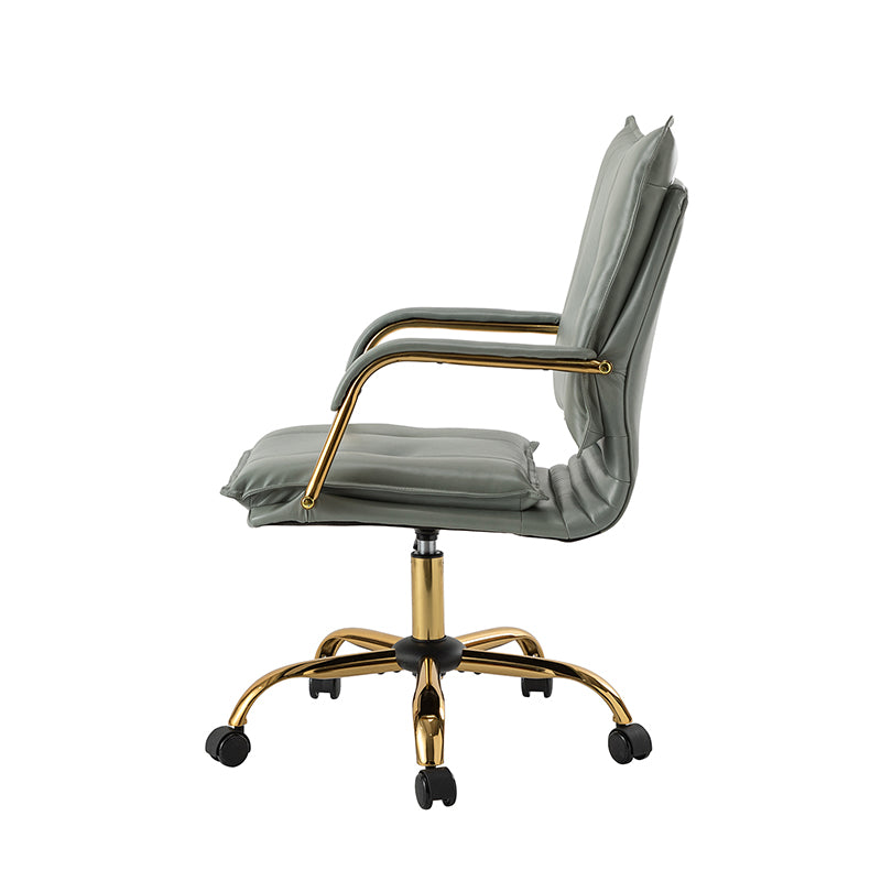 Stylish Michele Vegan Leather Task Accent Chair - Modern Office & Living Room Furniture for Home & Workspace