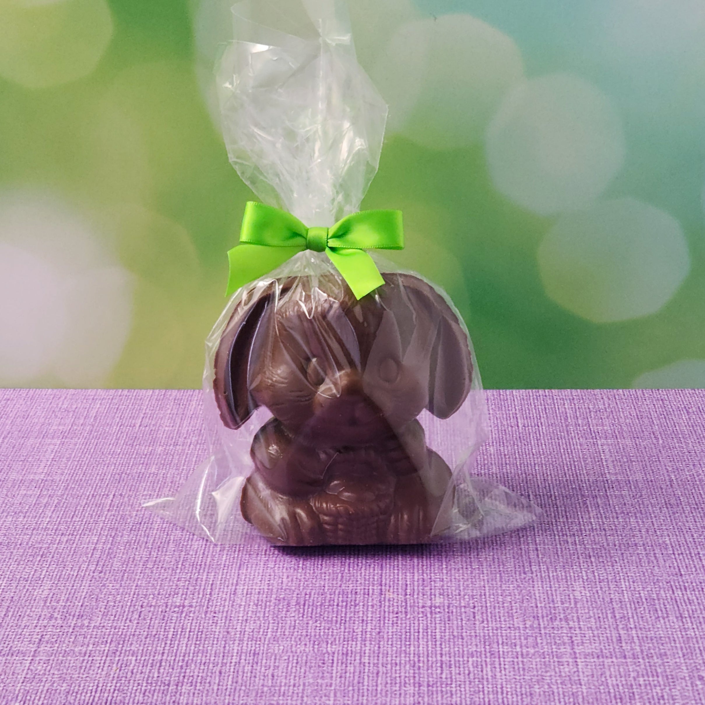 Premium Semi-Solid Chocolate Bunny - Delicious Easter Gift for Kids & Adults - Perfect for Holiday Parties, Easter Baskets & Sweet Treats