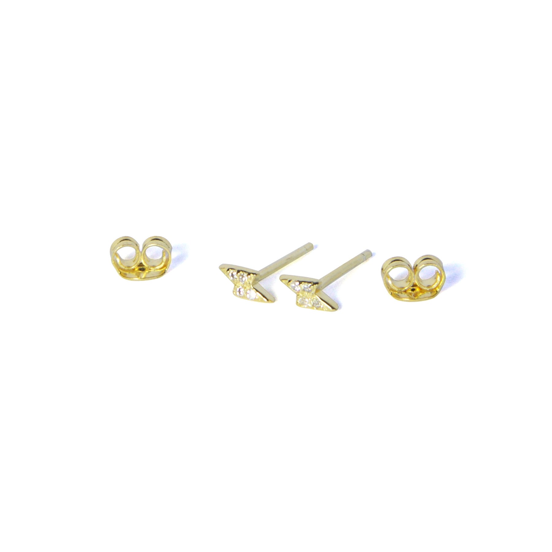 Sparkle Lightning Bolt Stud Earrings for Women - Fashion Jewelry for Parties, Gifts & Everyday Wear