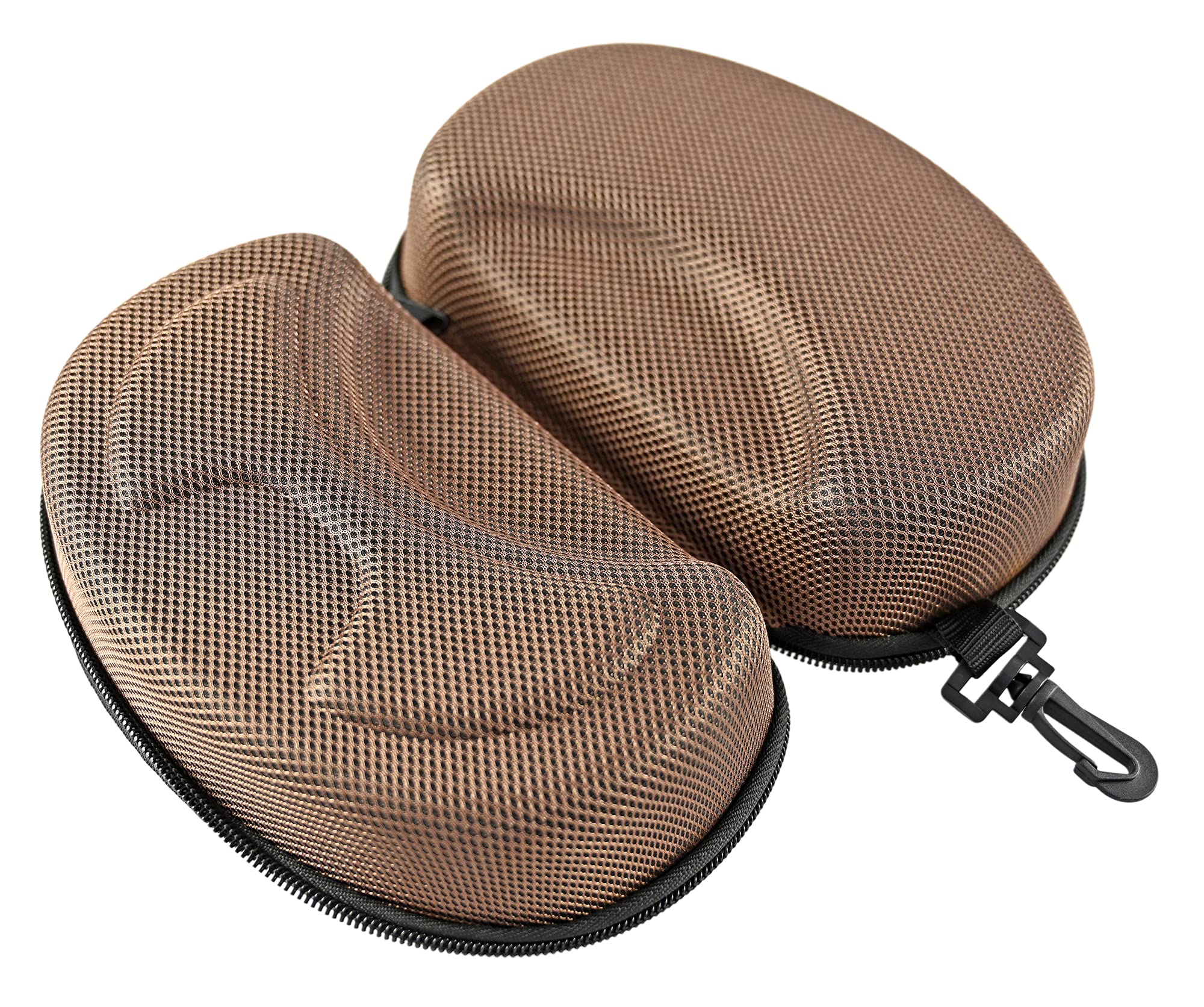 Home-X Sport Goggles Case - Hard Shell Protective Eyewear Storage with Zipper - 8
