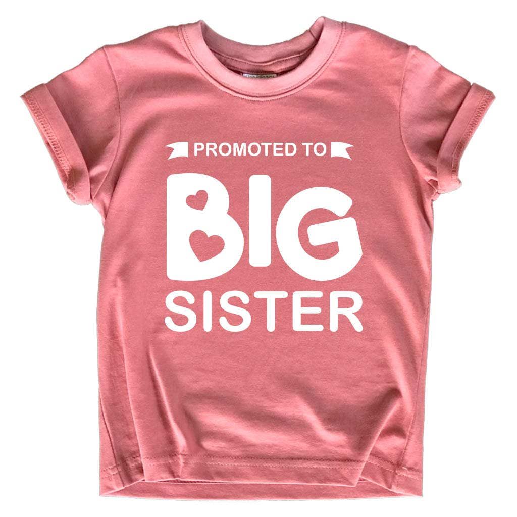 Big Sister Announcement Shirt for Toddler Girls - Cute Baby Sister Gift Outfit - Perfect for Gender Reveal, Sibling Photo Shoots & Family Celebrations