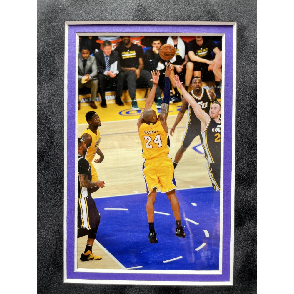 Kobe Bryant Final Game Authentic Ticket vs. Utah Jazz with Used Confetti - Framed Lakers Memorabilia for Sports Collectors & Basketball Fans