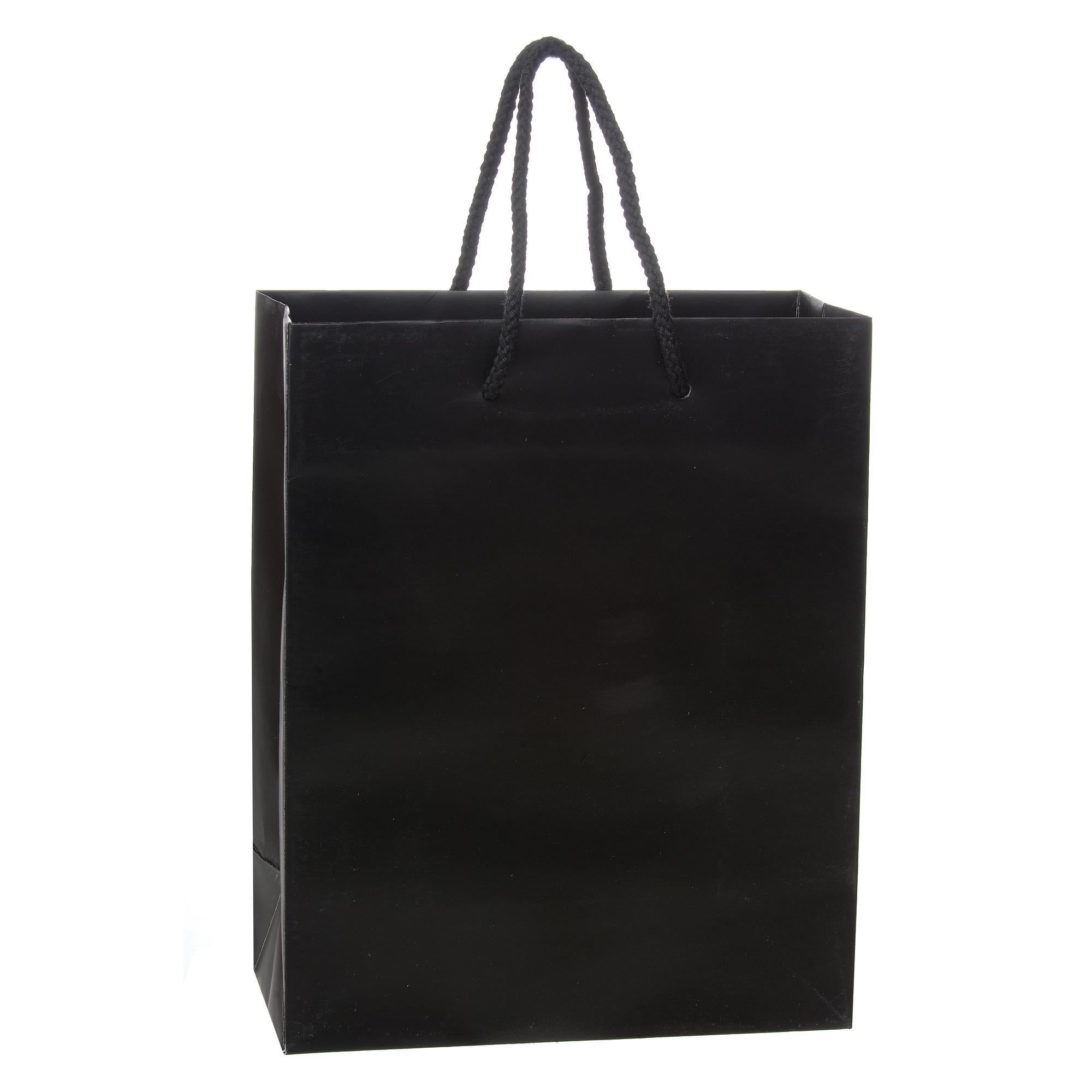 Premium Eurotote Bag with Rope Handle - Matte Finish - 8x4x10 Inches - Stylish Reusable Shopping Tote for Groceries, Beach & Daily Use