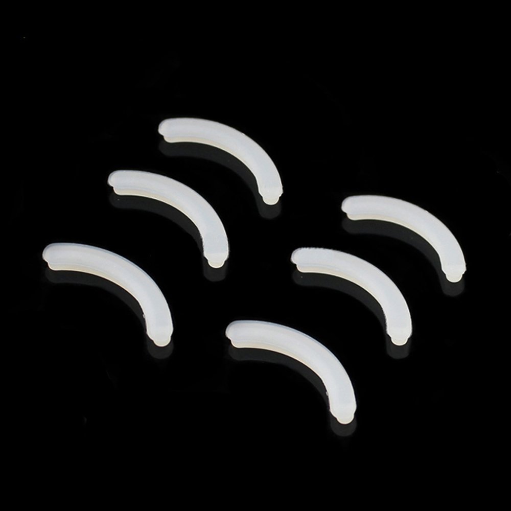 Leline's Eyelash Curler Refill Pads - White Rubber Replacement Pads for Standard Eyelash Curlers | Perfect for Home, Travel & Professional Makeup Kits