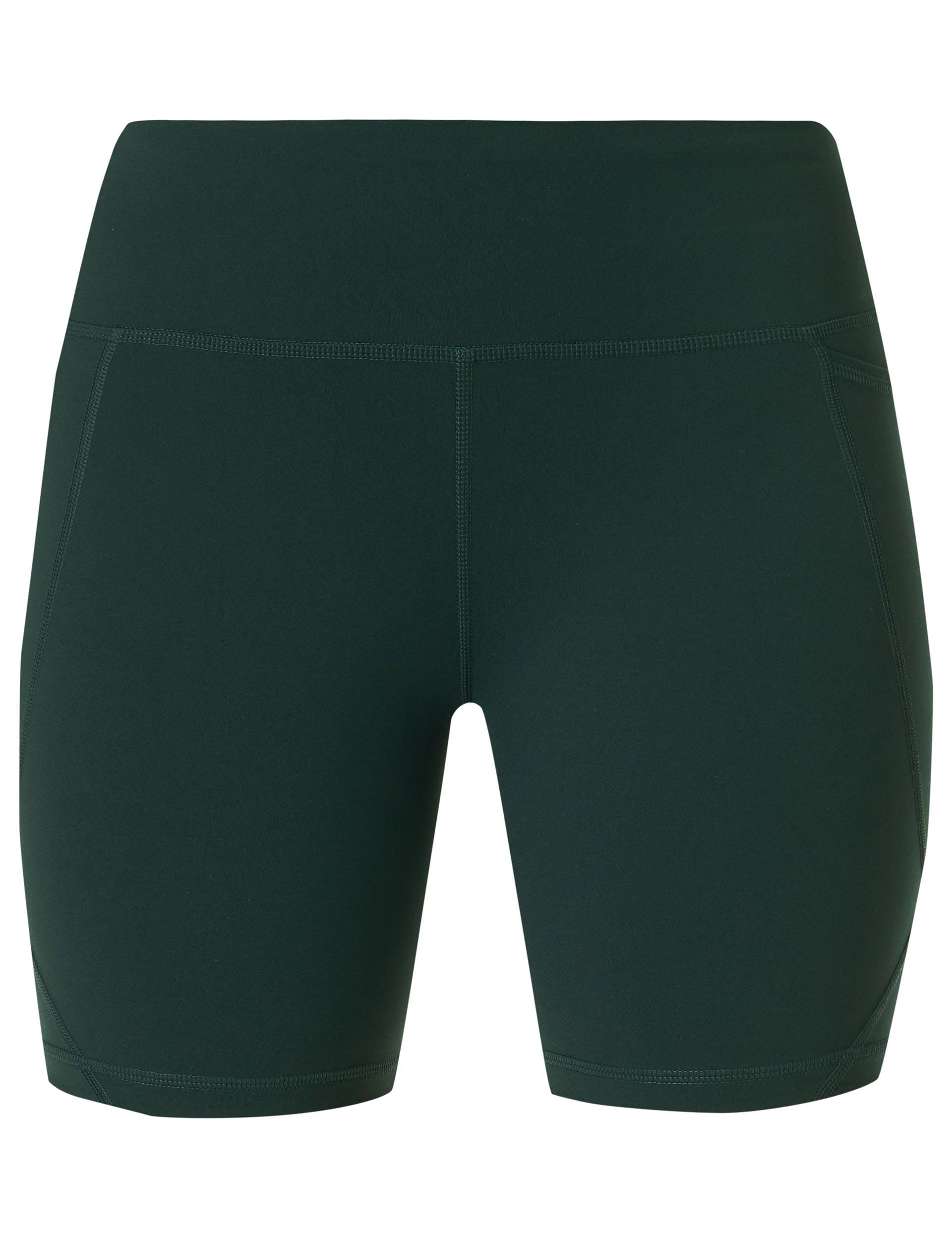 **Power 6 Cycling Shorts for Men & Women - Breathable, Quick-Dry Cedar Green Bike Shorts - Perfect for Road Biking, Mountain Biking & Indoor Cycling**