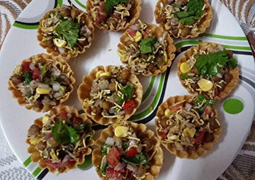 Authentic Indian Chaat Puri - 30 Pcs (120g) | Crispy Fried Delhi Snack for Diwali, Parties & Festivals | Perfect for Street Food Lovers & Special Occasions