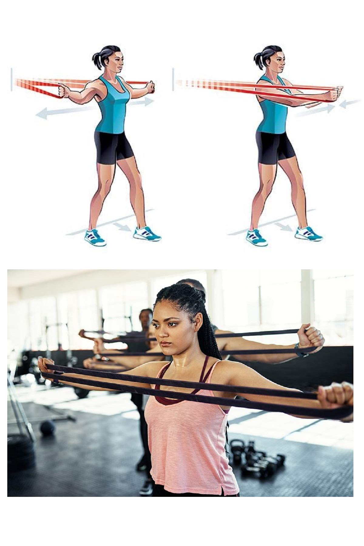 Cando Exercise Loop Resistance Band - Blue, 30