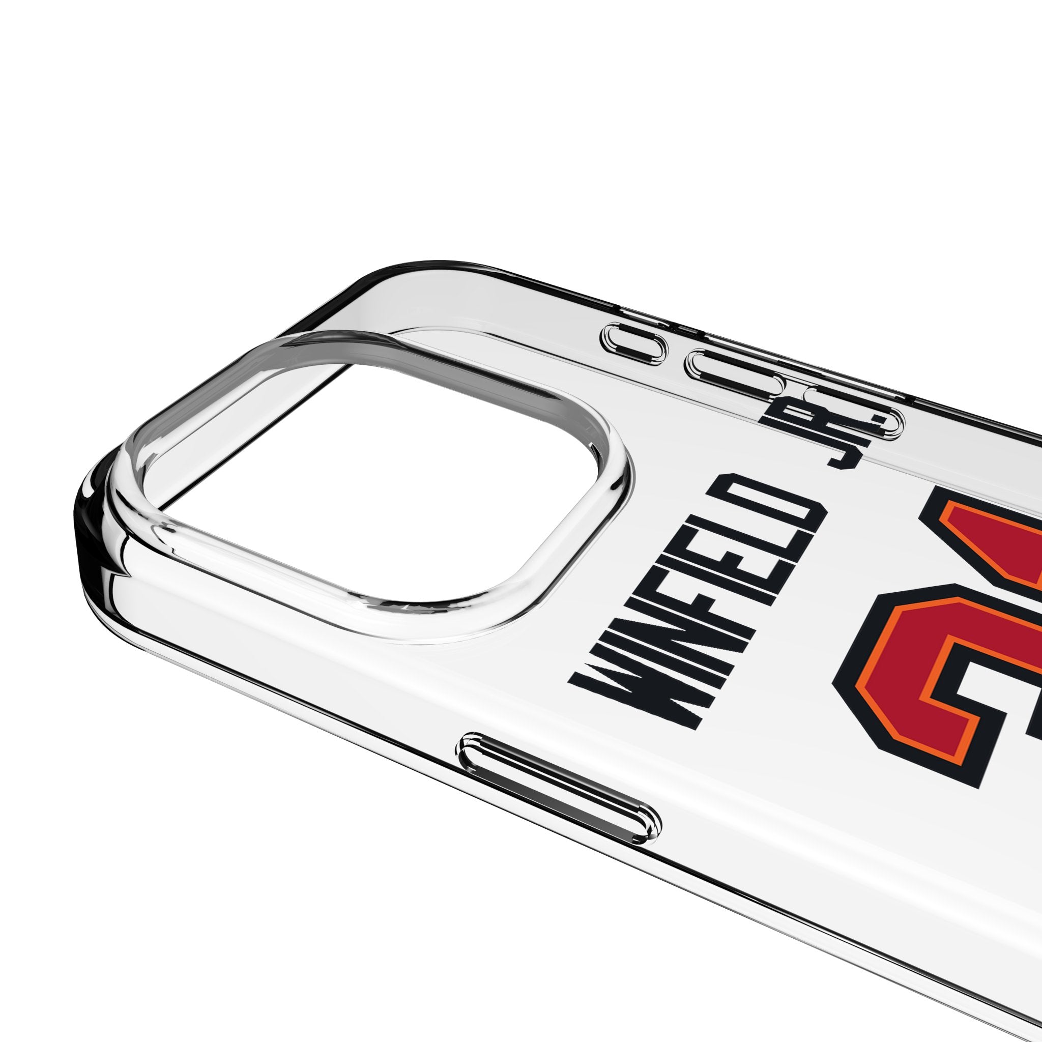 Antoine Winfield Jr. Tampa Bay Buccaneers 31 Game Tactical Clear Phone Case for iPhone 14/13/12/11 Pro Max - NFL Football Protective Cover for Sports Fans & Game Day Support