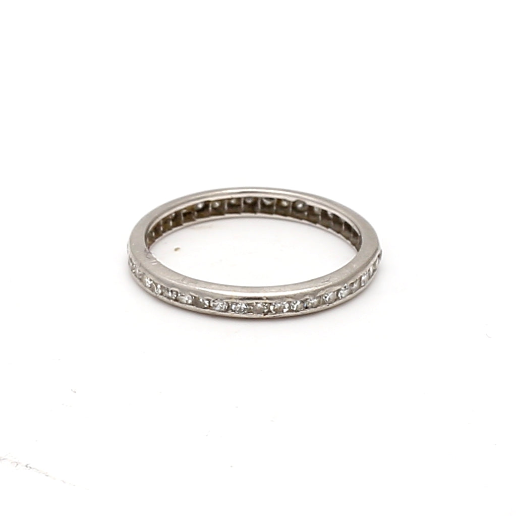 0.17 Carat Round Brilliant H SI1 Diamond Platinum Band Ring - Elegant Wedding Engagement Ring for Women, Perfect for Proposals, Anniversaries & Special Occasions