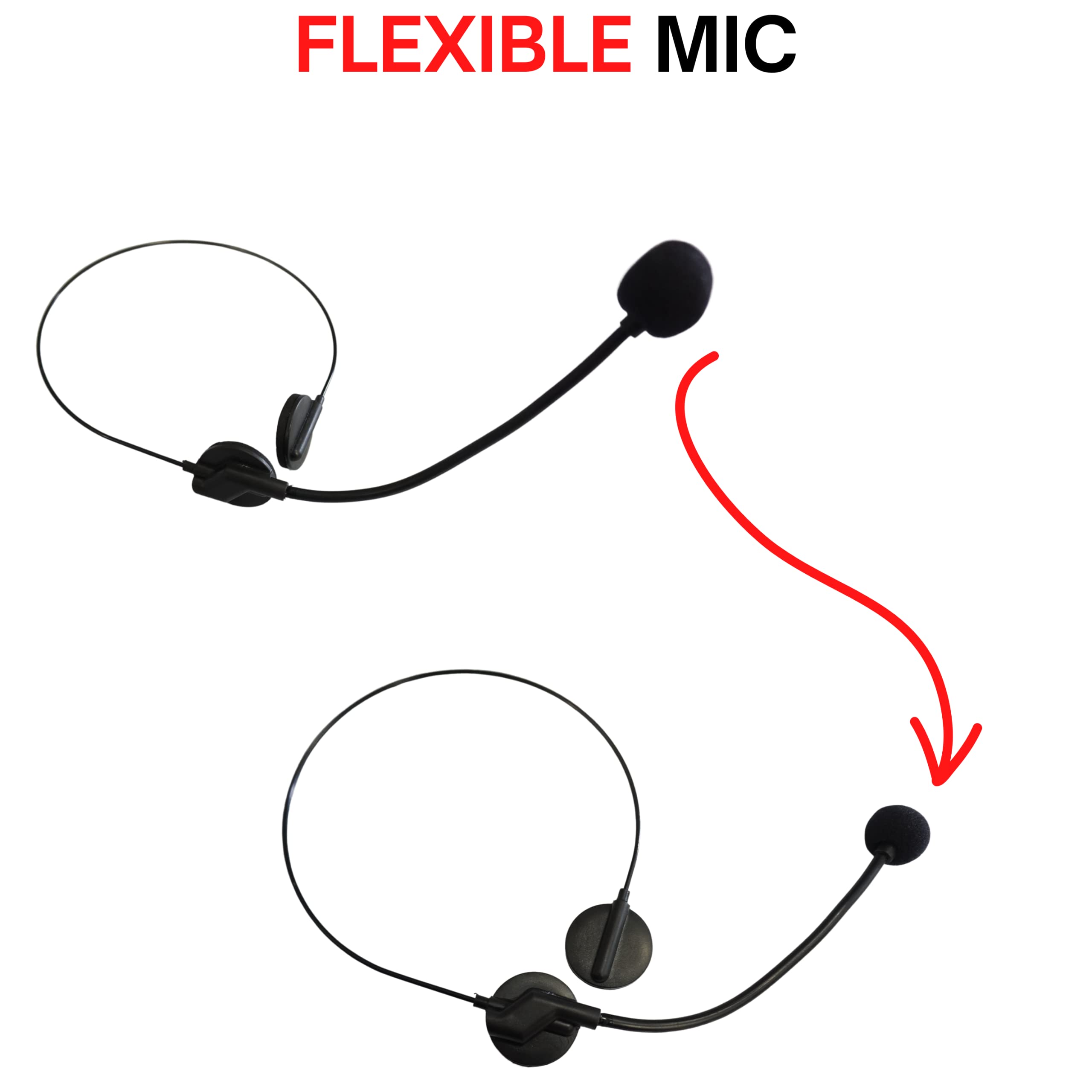 4E's Rockstar Costume Set - Fake Microphone & Headphones for Kids & Adults | Halloween, Cosplay, Music Party, Stage Performance, Themed Events