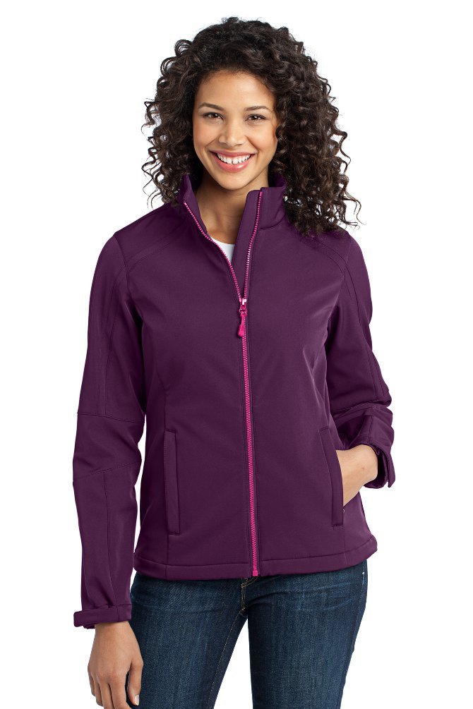 Port Authority Women's Traverse Soft Shell Jacket - Waterproof Windproof Fleece-Lined Winter Coat for Outdoor Activities Hiking Camping Work Commute