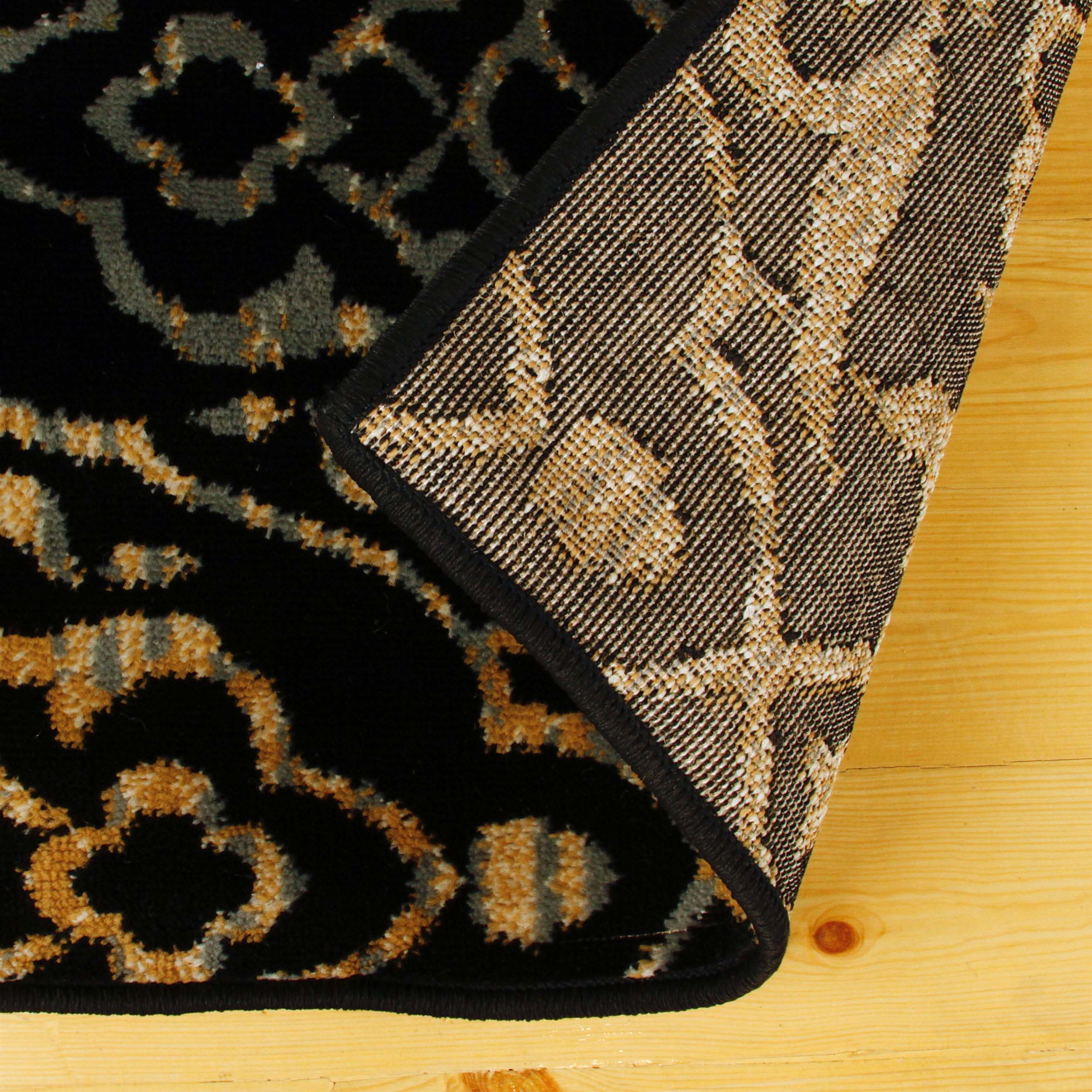Premium Corbin Damask Traditional Indoor Area Rug - Soft & Durable Non-Slip Living Room Carpet for Home Decor | Perfect for Bedroom, Dining Room & Office
