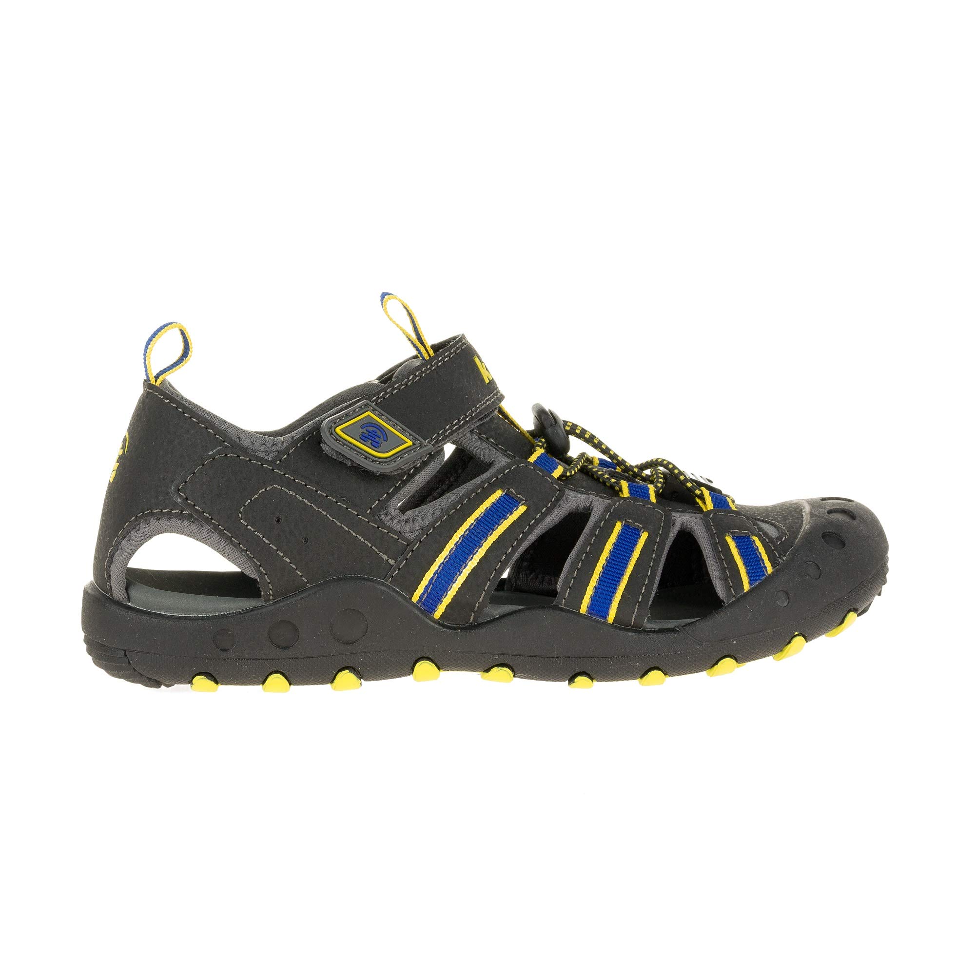 Kamik Crab Sandal for Toddler & Kids - Waterproof Outdoor Beach Shoes for Boys & Girls - Black (Size 2 M US Little Kid) - Perfect for Beach, Pool & Summer Play