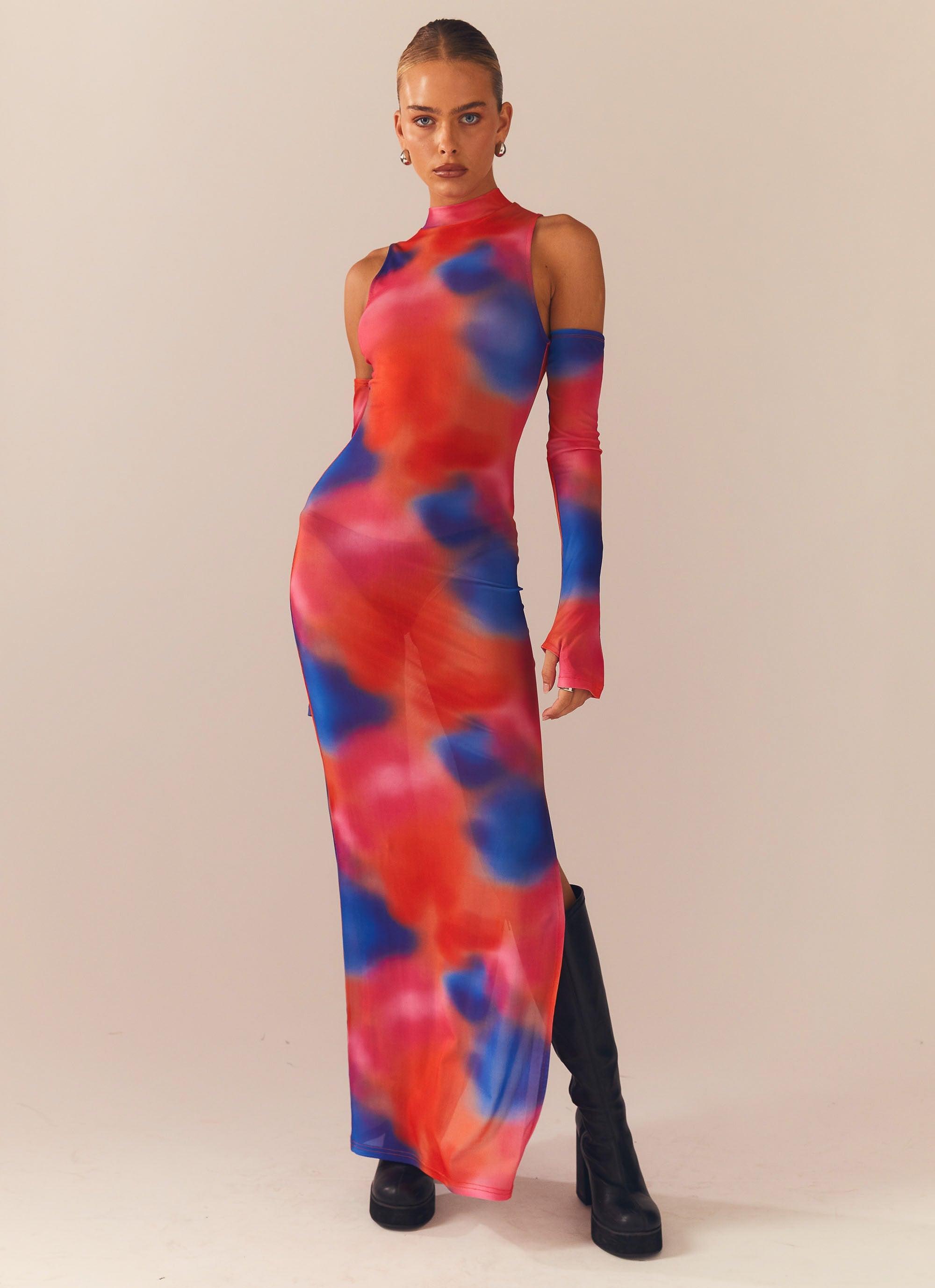 Hell Bound Maxi Dress - Thermostatic Summer Flowy Dress for Women | Perfect for Beach Vacations, Date Nights & Outdoor Parties