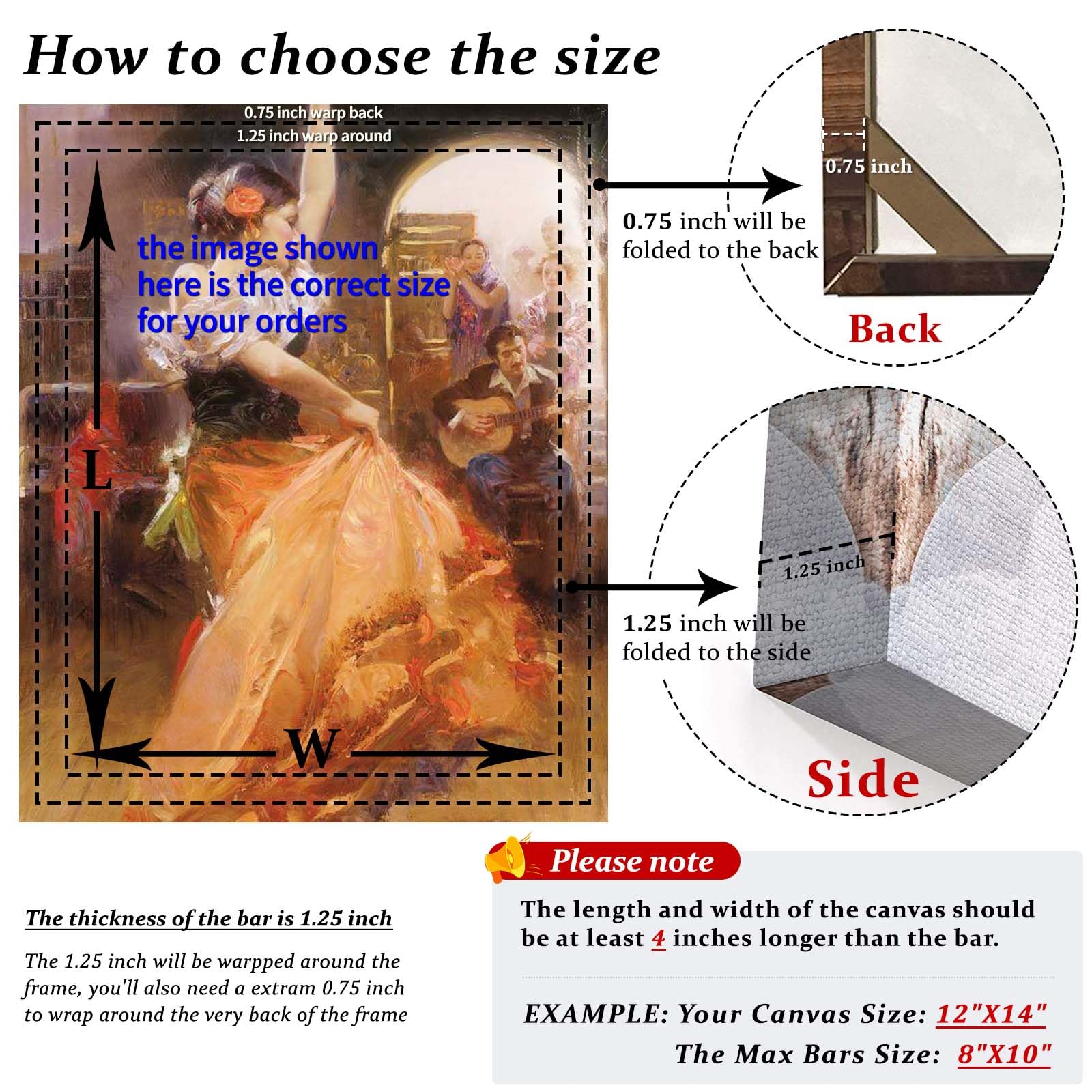DIY Solid Wood Canvas Frame Kit for Oil Painting & Wall Art - Home Decor