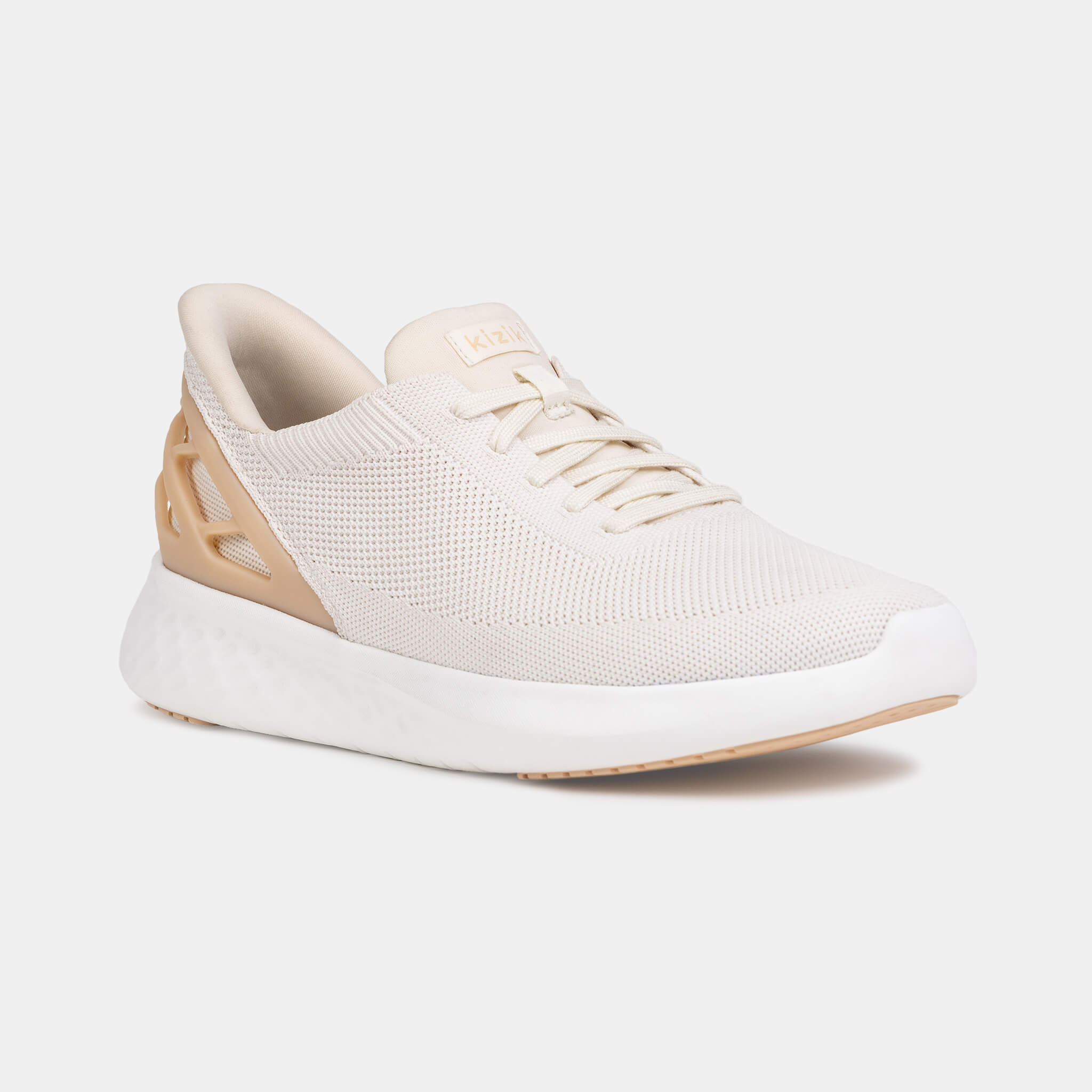 Women's Athens White Creme Sneakers - Comfortable Casual Walking Shoes for Women | Perfect for Work, Travel & Everyday Wear