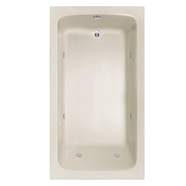 Melissa Drop-In Air Tub - 72 x 36 x 20 Inch Rectangular Acrylic Bathtub with 8 Jets | Designer Collection for Luxury Bathroom | Perfect for Spa-Like Relaxation and Modern Home Decor