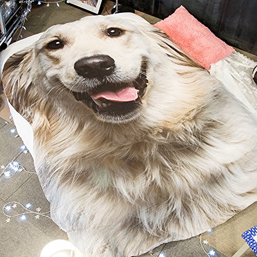 Simulation Cartoon Summer Cooling Quilt - Lightweight & Breathable for Teens & Adults (Cute Puppy Design, 220x240cm) - Perfect for Dorm Rooms, Beach Picnics & Summer Nights