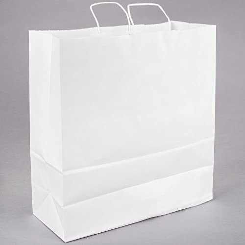 200-Pack Kraft Paper Gift Bags with Handles 18