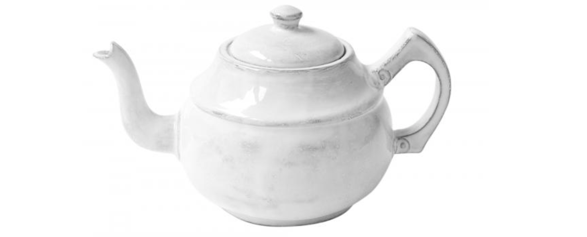 Stainless Steel Rivet Teapot with Infuser - 40oz Modern Tea Kettle for Loose Leaf & Herbal Tea - Perfect for Home, Office & Gifting