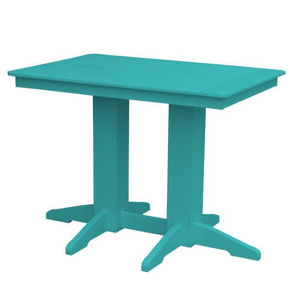 Eco-Friendly Recycled Plastic Counter Table - Durable & Stylish for Kitchen, Bar, Outdoor Dining & Small Space Decor
