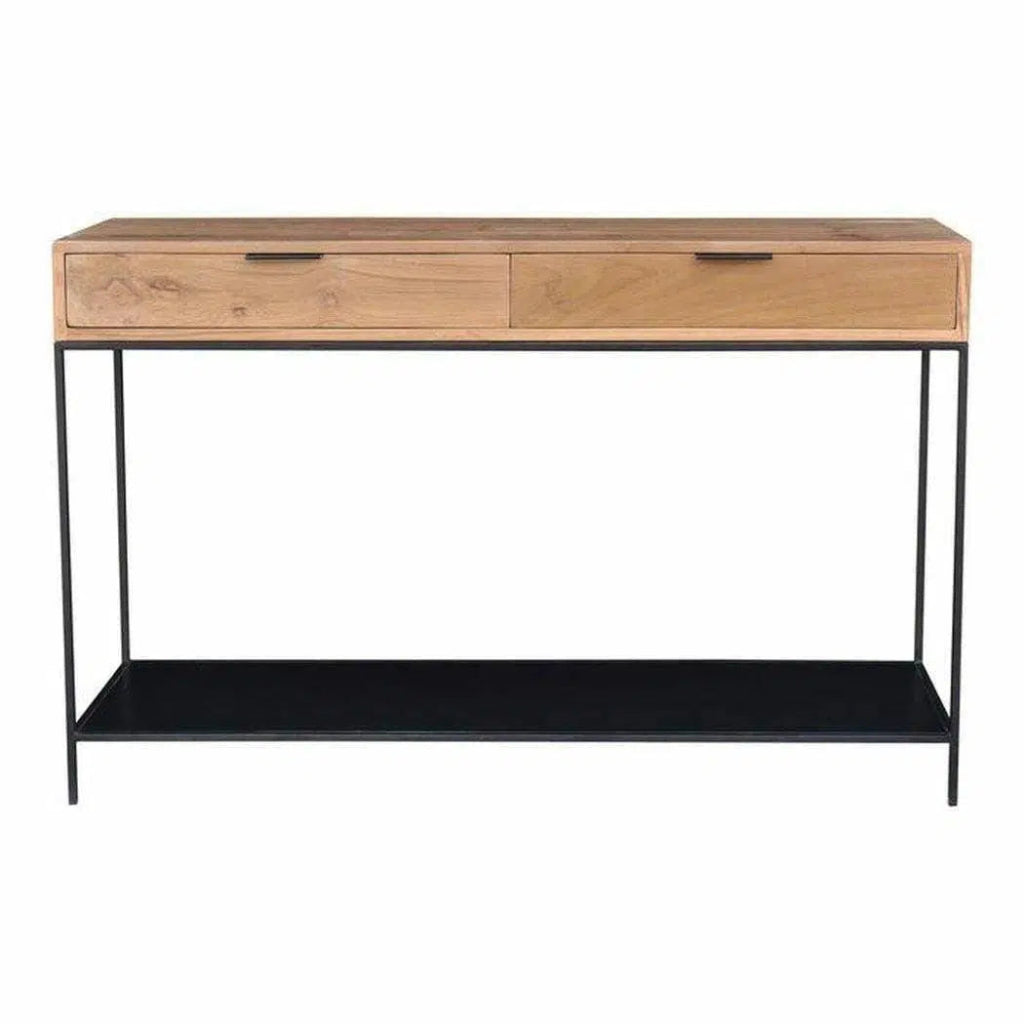 48 Inch Modern Console Table - Solid Wood Entryway Sofa Table for Hallway, Living Room & Bedroom | Farmhouse & Contemporary Style Home Decor